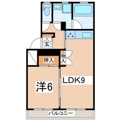 レンティーズⅡの物件間取画像